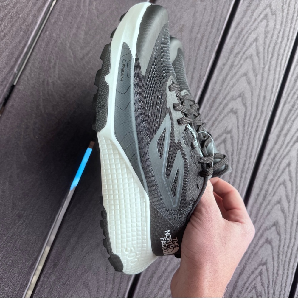 The North Face Gray and White Athletic Shoes